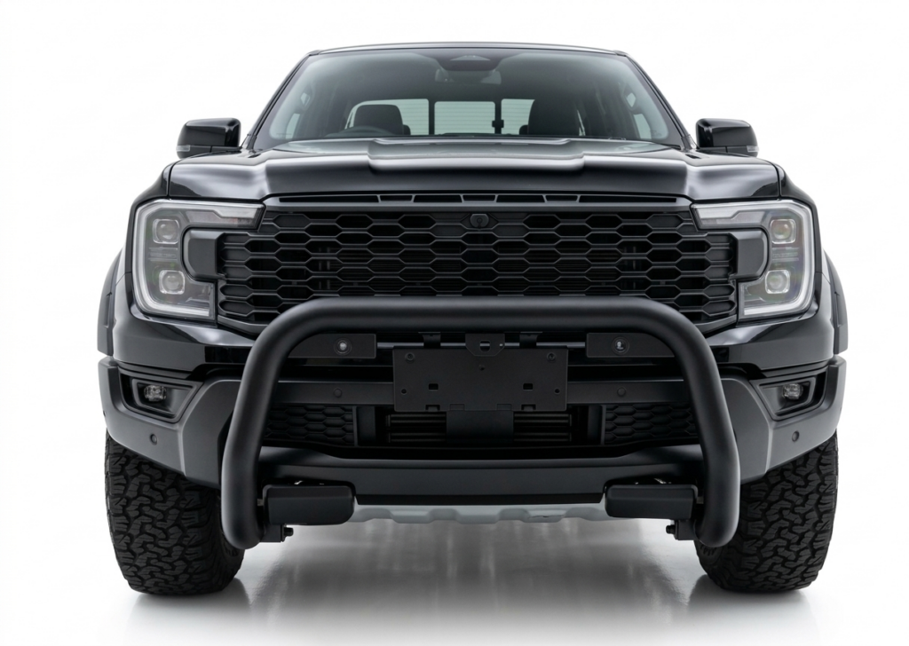 Black Nudge Bar for Ford Next-Gen Ranger Raptor 2022-Current (Sensor ...